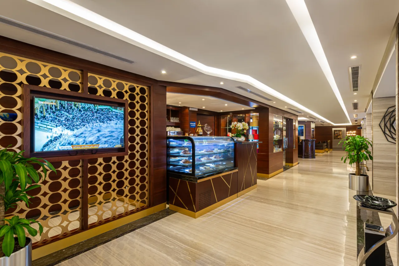 Lobby seating area